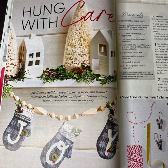 American Patchwork Quilting Crafting Magazine Dec 2021 Issue 173  Vol 29 No 6 u - Picture 9 of 11